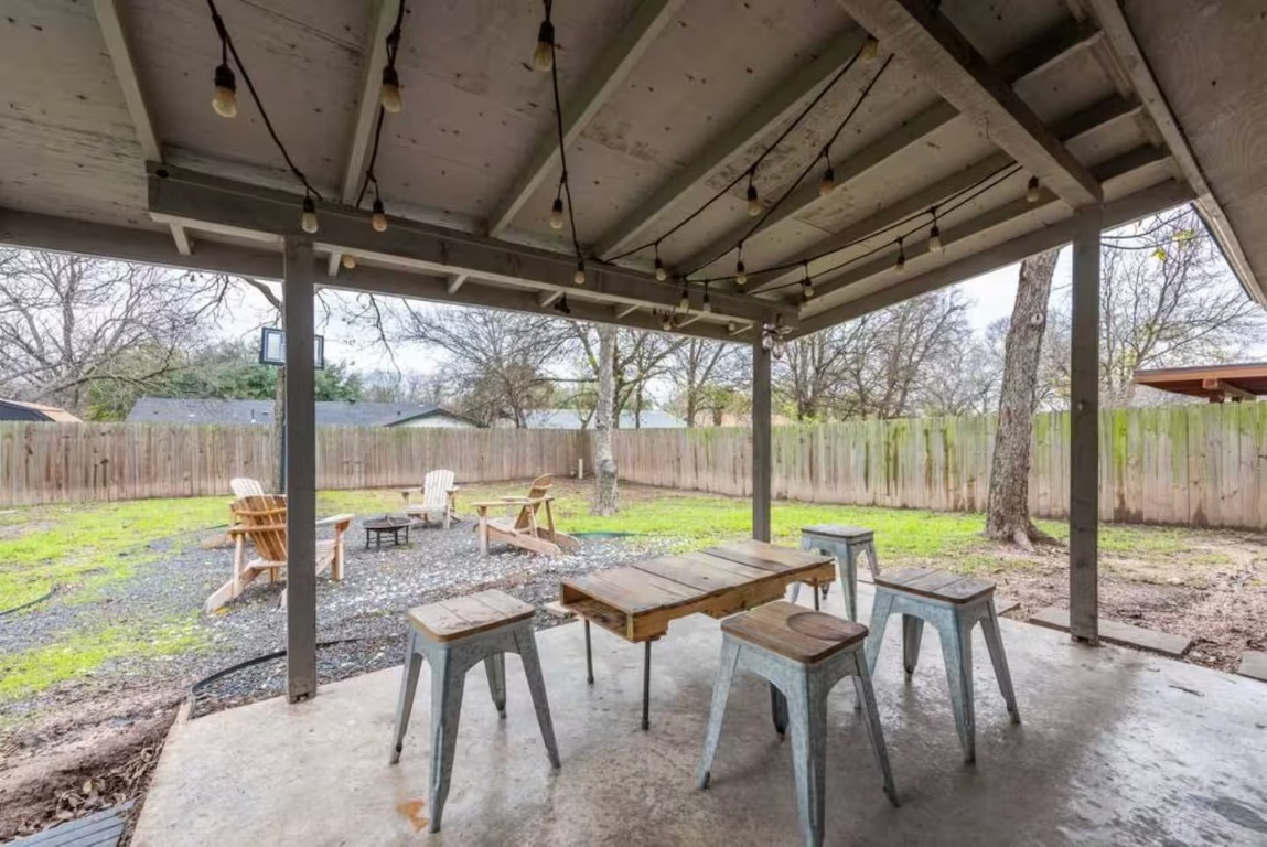 9715 Dallum Drive Austin, TX 78753 - Photo 6 of 21 a view of an outdoor space with furniture and garden