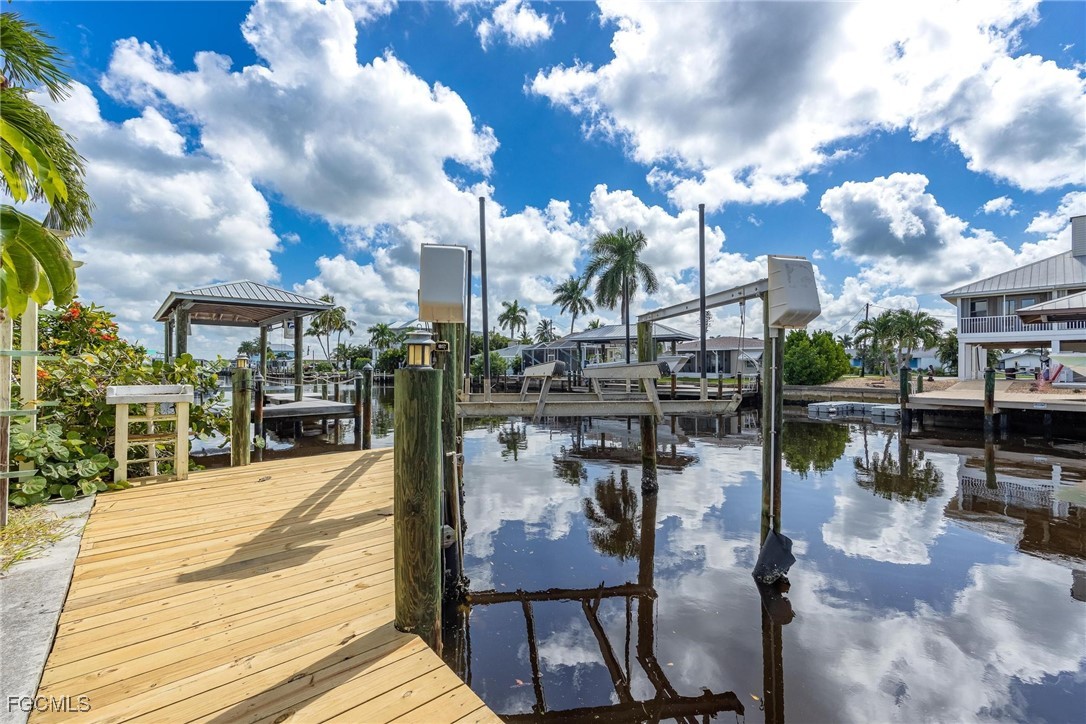 2761 Geary Street Matlacha, FL 33993 - Photo 33 of 50 a view of a patio with swimming pool