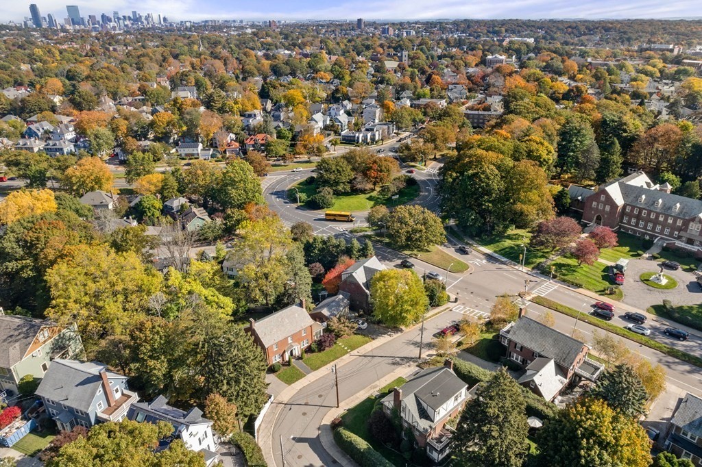 14 Hillcroft Road Boston, MA 02130 - Photo 34 of 34 an aerial view of a city with lots of residential buildings