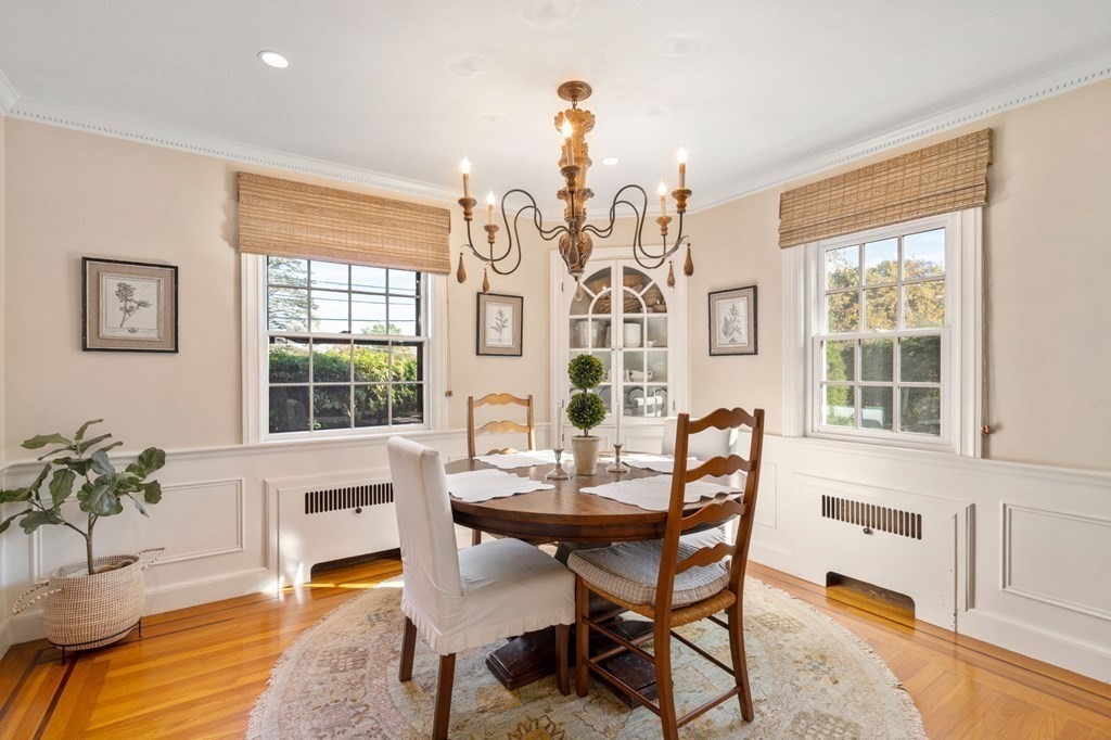 14 Hillcroft Road Boston, MA 02130 - Photo 9 of 34 a view of a dining room with furniture and wooden floor