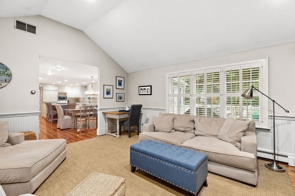 6 Pheasant Run Hingham, MA 02043 - Photo 15 of 41 a living room with furniture and a large window