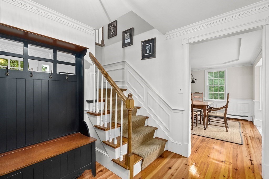 6 Pheasant Run Hingham, MA 02043 - Photo 5 of 41 a view of entryway and hall with wooden floor