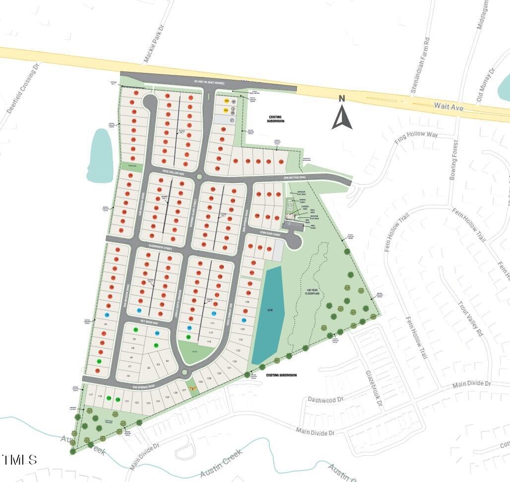 1133 Sun Spgs Road Wake Forest, NC 27587 - Photo 22 of 31 Radford Glen Sitemap