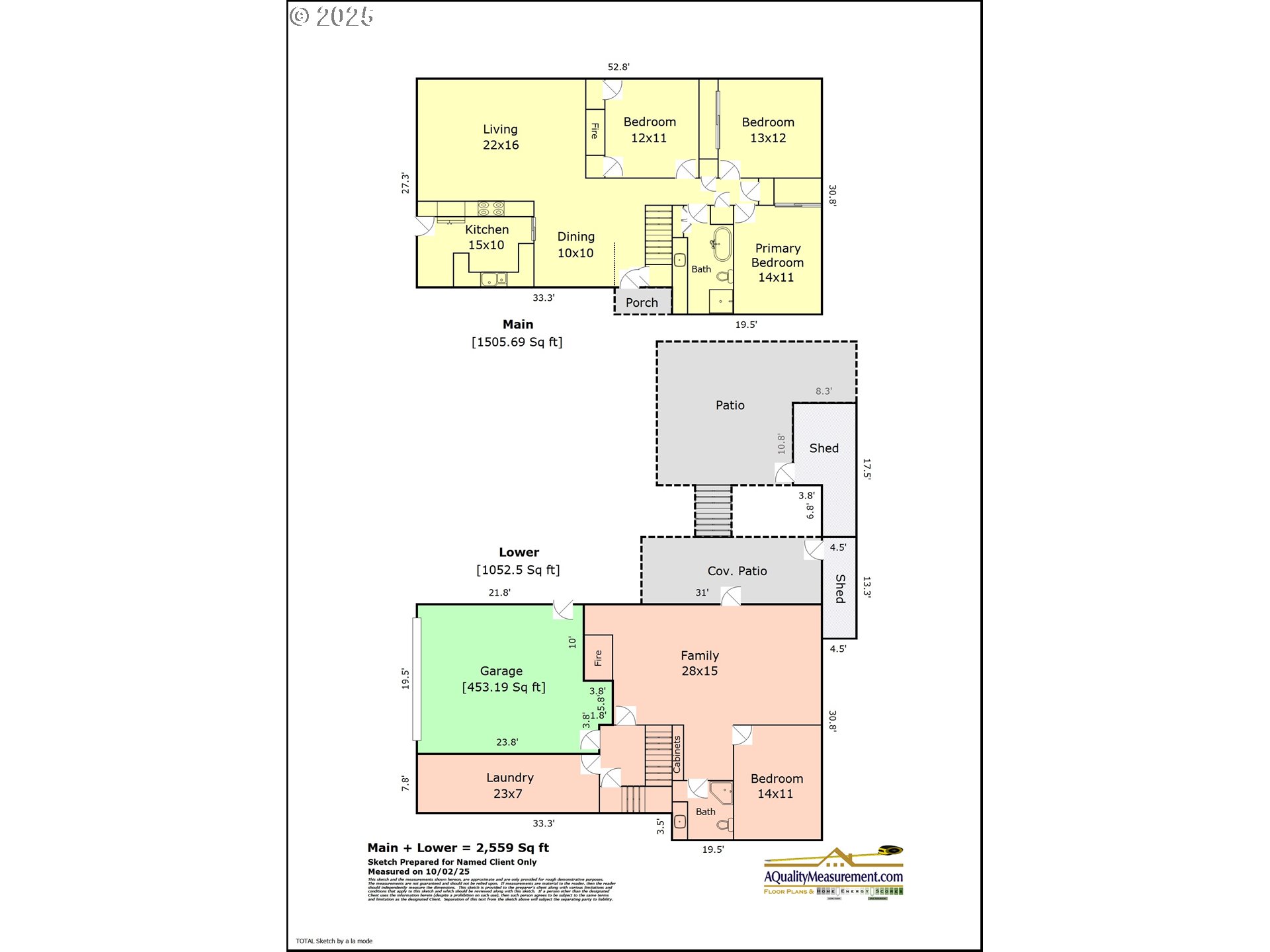 4430 Southeast Flavel Street Portland, OR 97206 - Photo 43 of 43 a picture of a floor plan