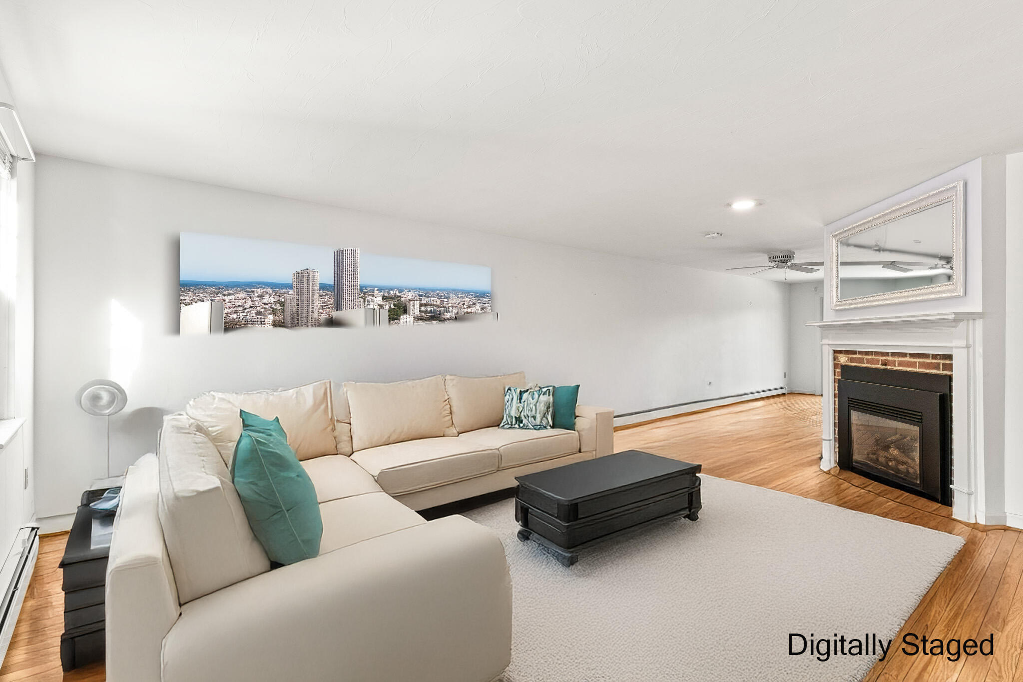 33 West Road, Unit 1B Orleans, MA 02653 - Photo 2 of 28 a living room with furniture and a fireplace