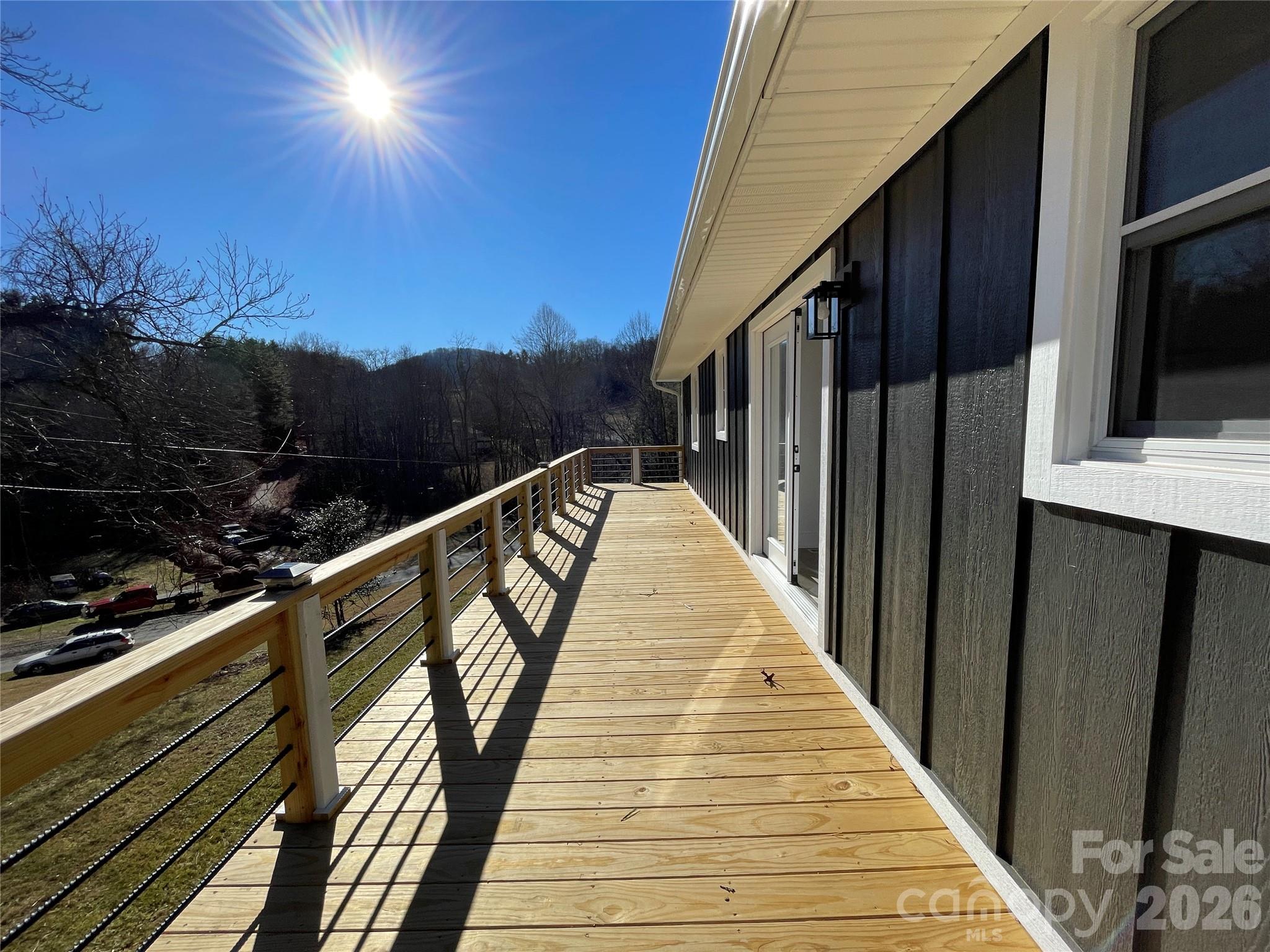 2019 Dale Road Spruce Pine, NC 28777 - Photo 15 of 18 a view of balcony and wooden floor