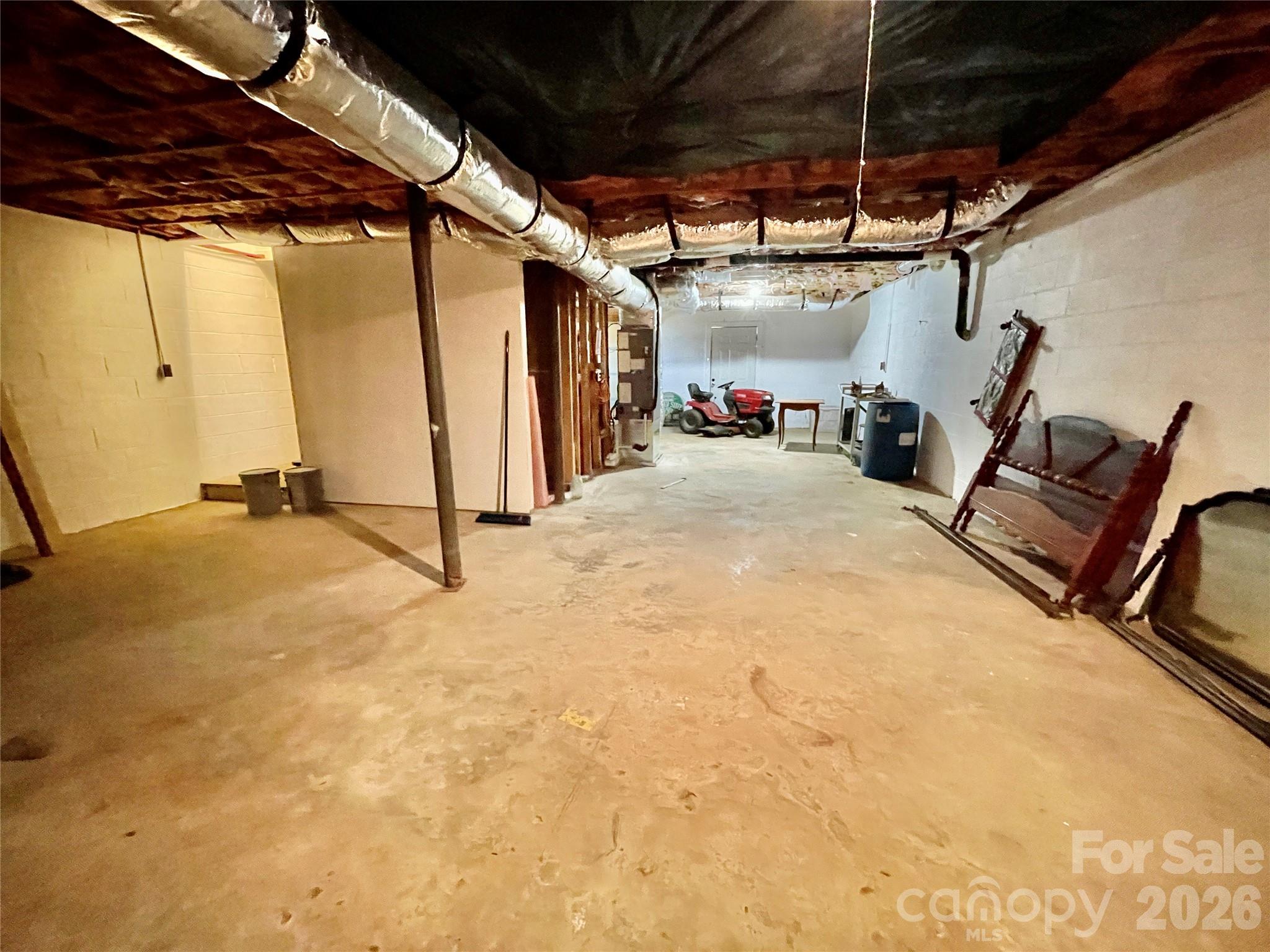 2019 Dale Road Spruce Pine, NC 28777 - Photo 17 of 18 a view of a room with wooden walls