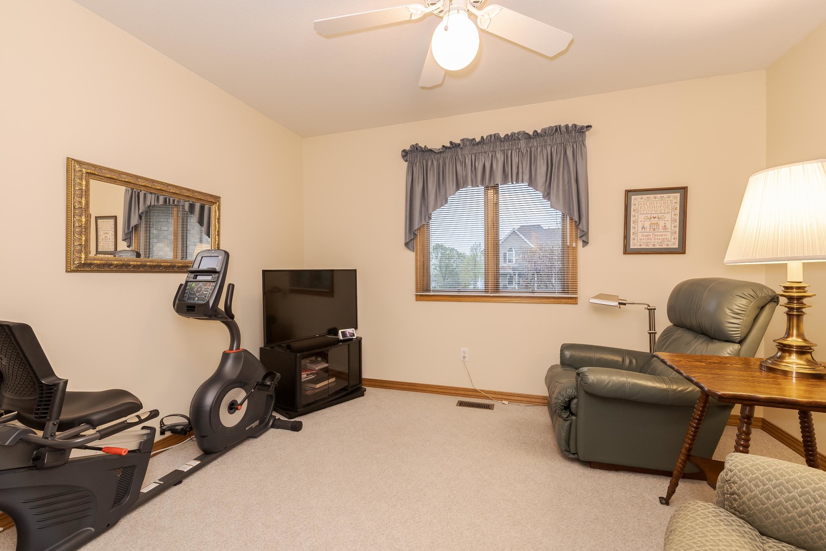 103 East 9th Street Gridley, IL 61744 - Photo 23 of 45 a view of workspace with furniture and a window