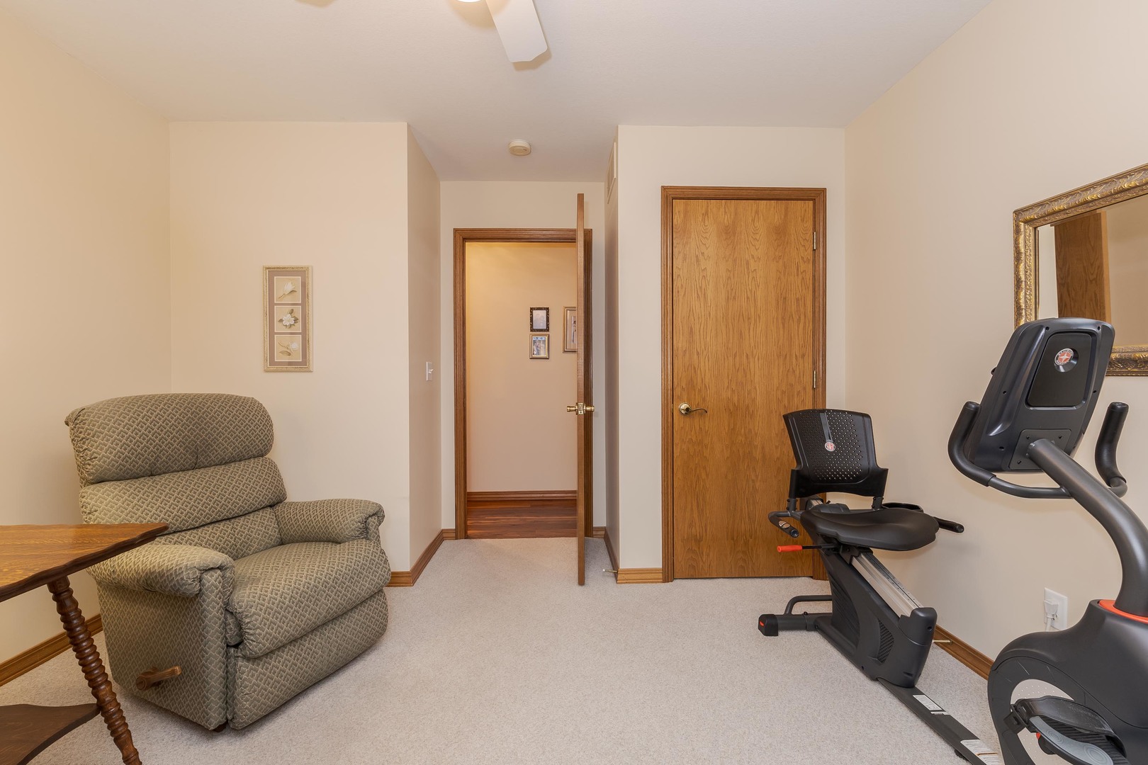 103 East 9th Street Gridley, IL 61744 - Photo 24 of 45 a livingroom with workspace and a couch