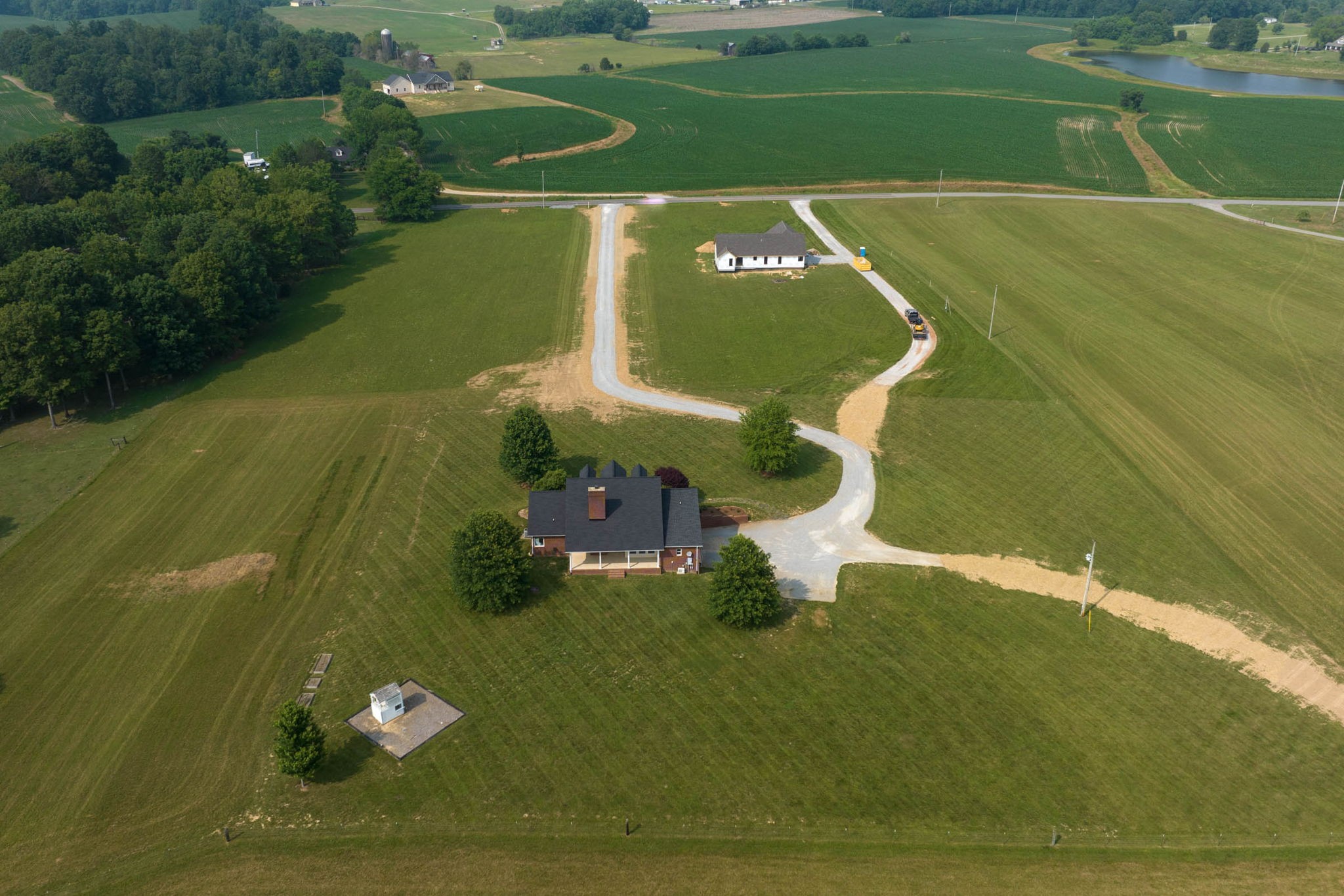 7486 Flewellyn Road Cedar Hill, TN 37032 - Photo 45 of 45 an aerial view of a house