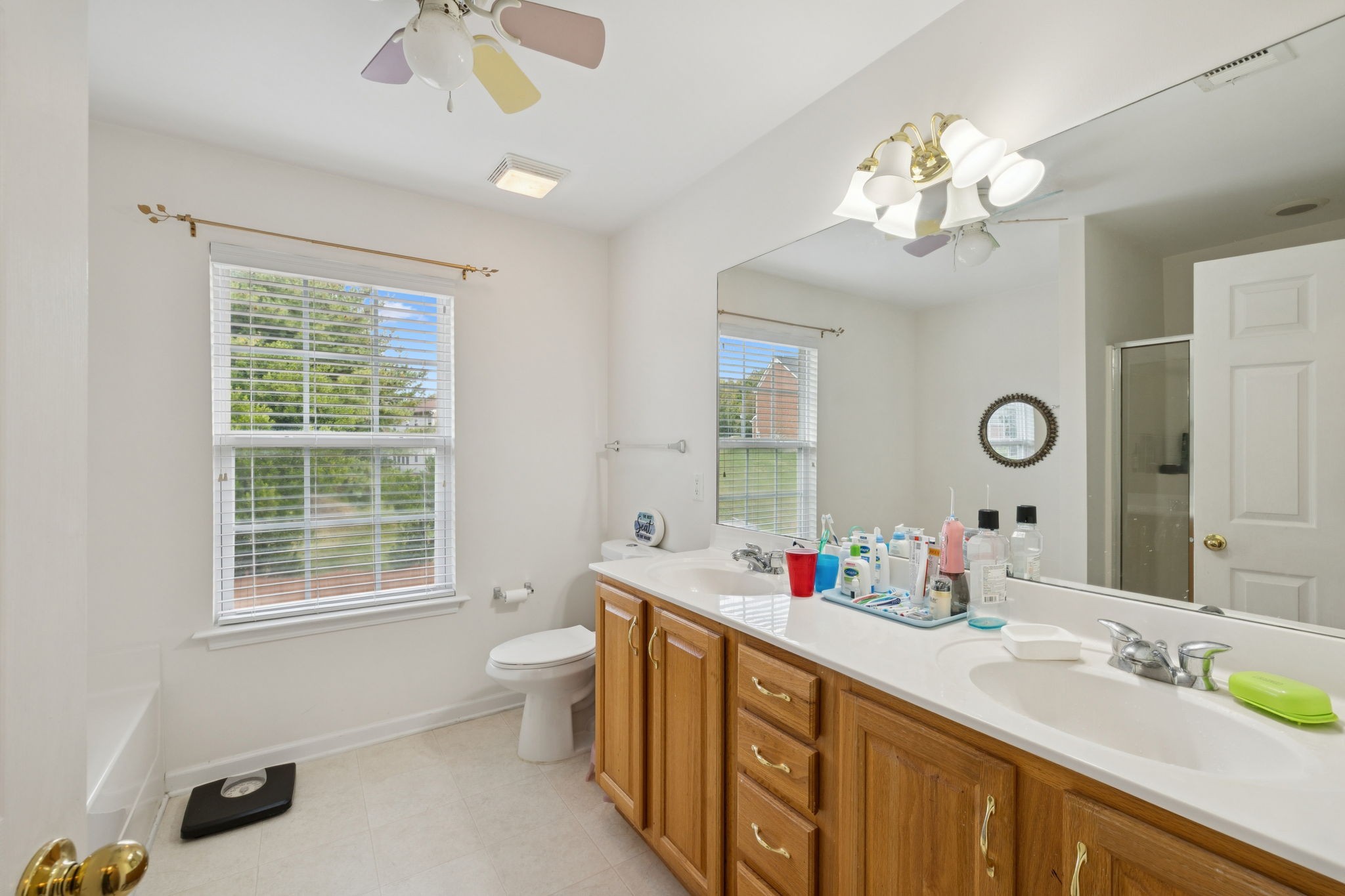 1728 Liberty Pike Franklin, TN 37067 - Photo 28 of 52 a bathroom with a double vanity sink mirror and toilet
