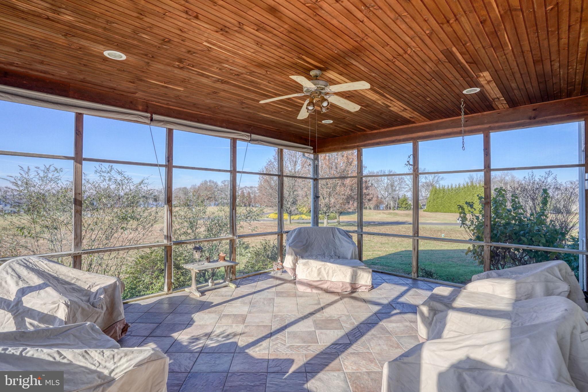 532 Stoney Battery Road Earleville, MD 21919 - Photo 54 of 84 Screened porch with recessed lighting