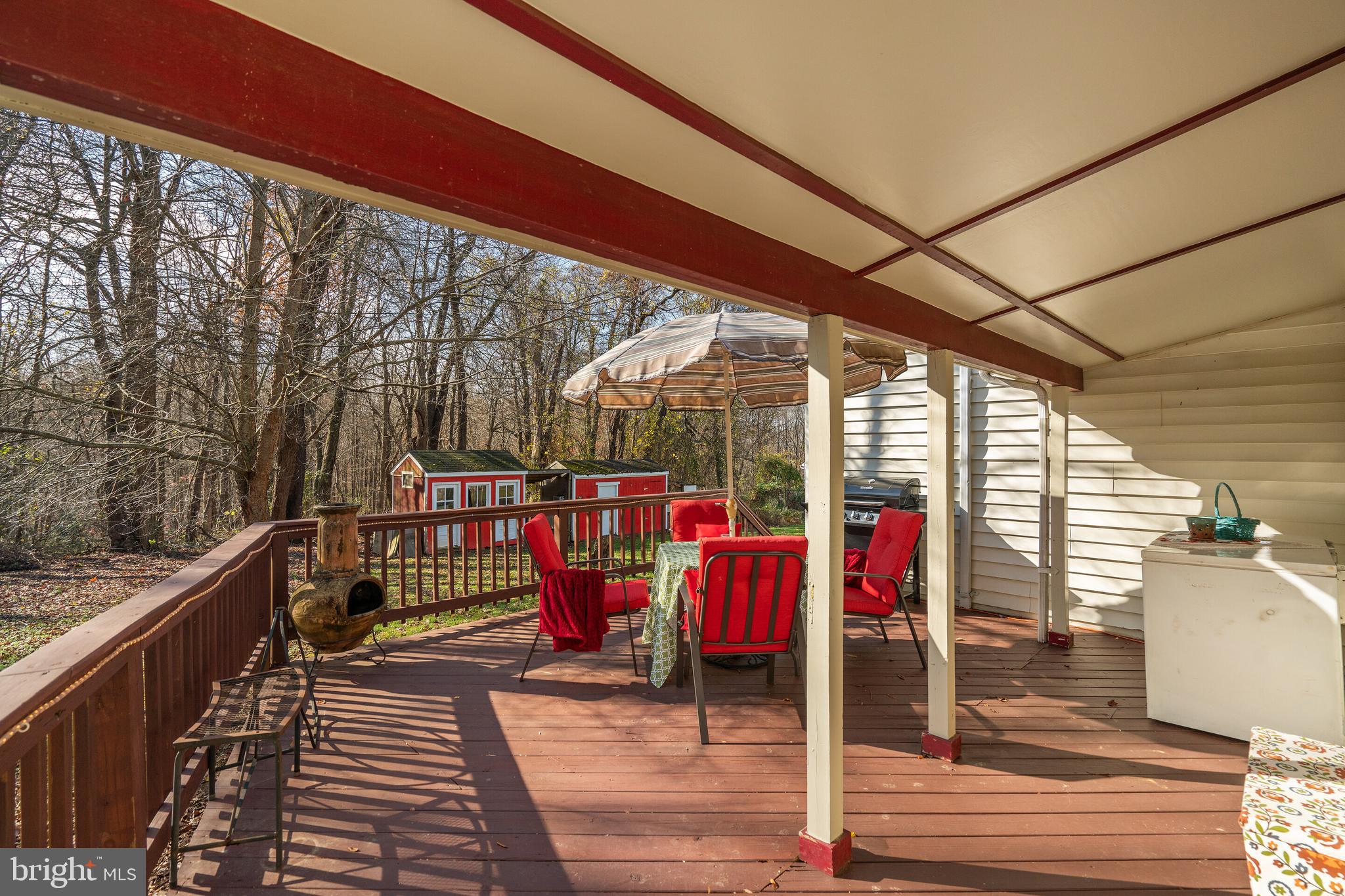 434 Pine Grove Road Bluemont, VA 20135 - Photo 35 of 43 Spacious deck w/ covered section off farm kitchen.
