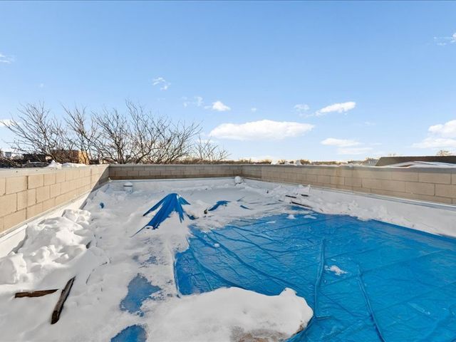an outdoor space with patio