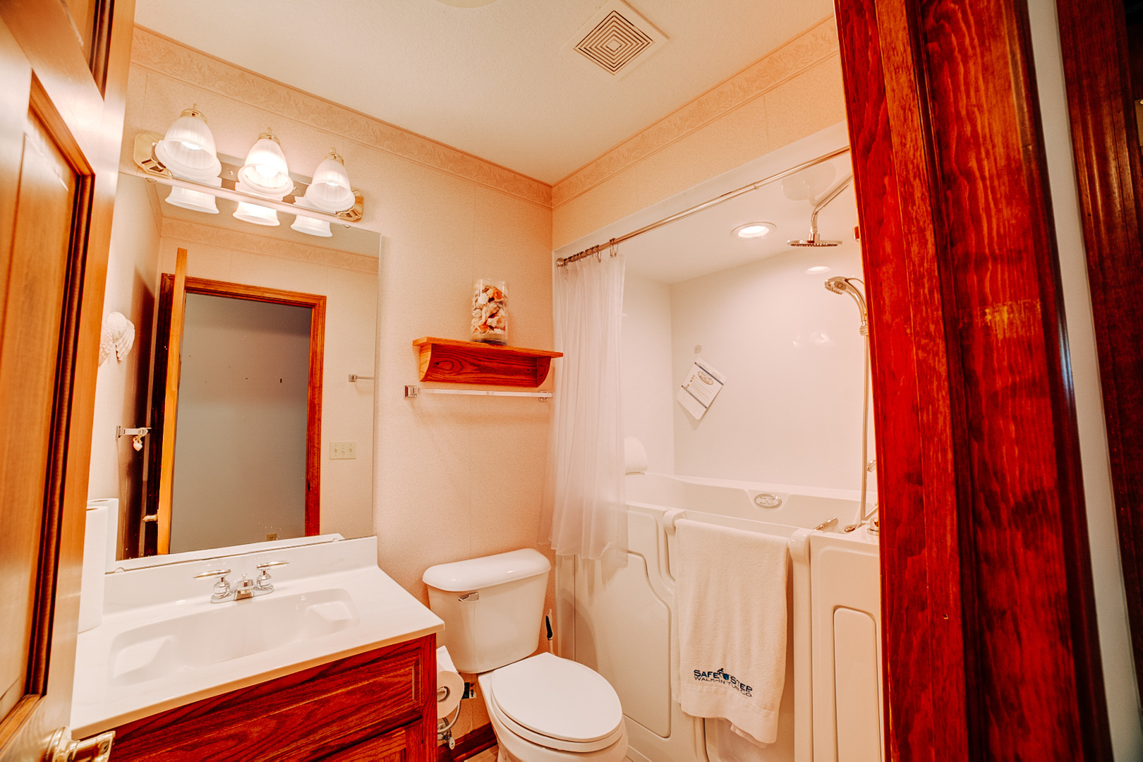 601 Church Street Crescent City, IL 60928 - Photo 32 of 60 a bathroom with a sink a toilet and shower