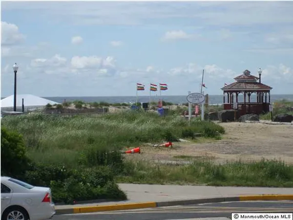 a view of beach and ocean