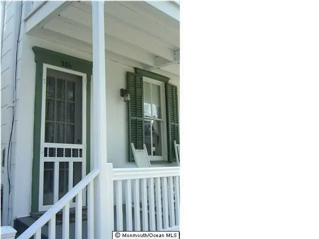 a view of a porch with a window