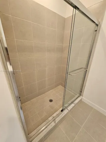 view of a room with door