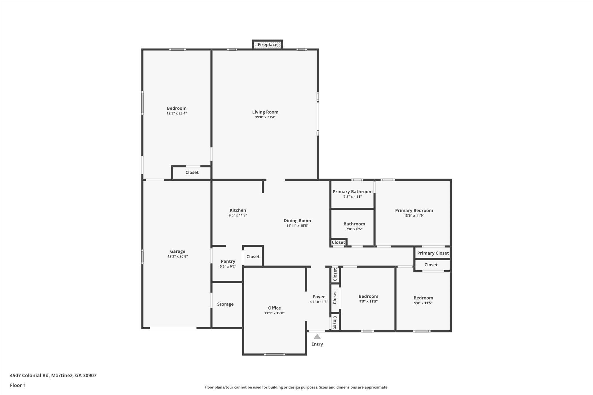 4507 Colonial Road Martinez, GA 30907 - Photo 39 of 39 01-Floor-1 2