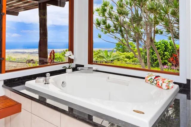 a view of an outdoor space with swimming pool