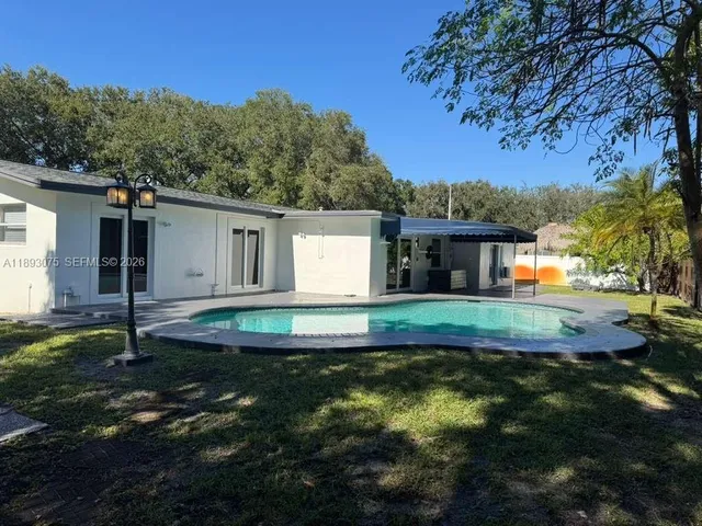 a view of outdoor space with trees