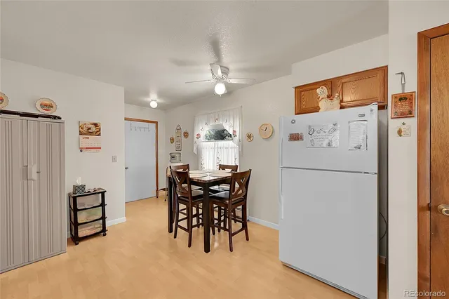 a view of a hallway with entryway