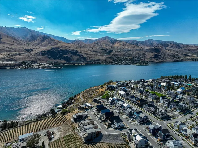 a city view with tall buildings