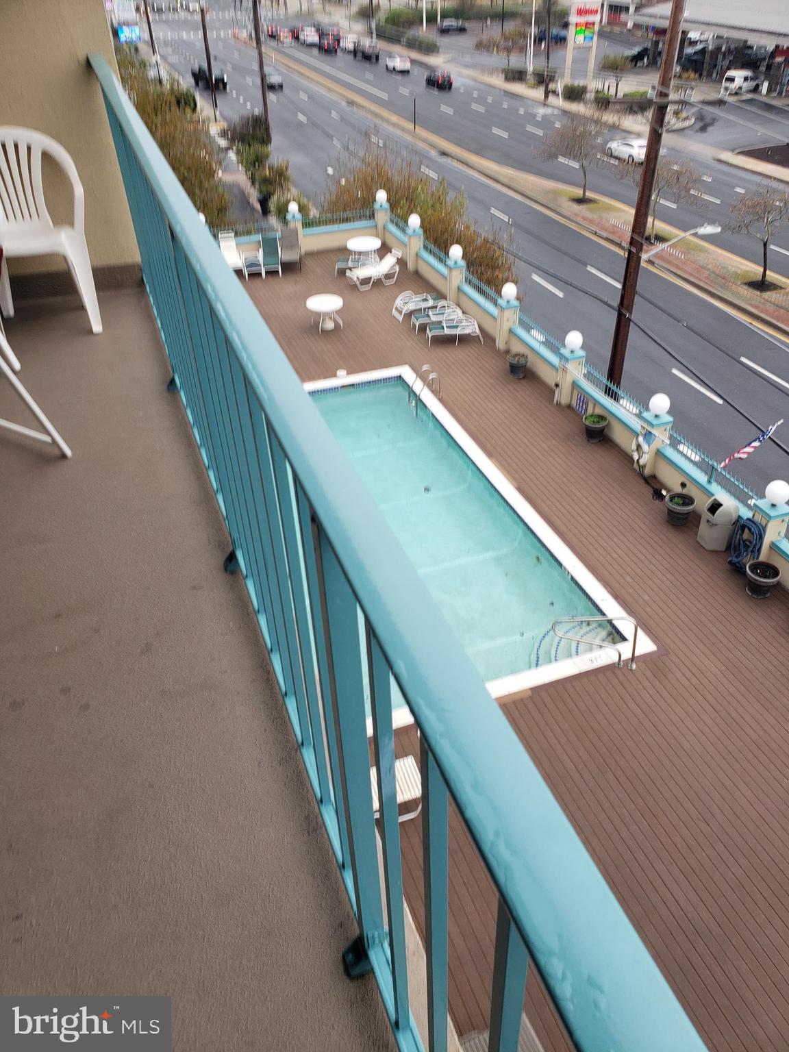 12108 Coastal Highway, Unit 404 Ocean City, MD 21842 - Photo 26 of 31 Balcony view to pool deck