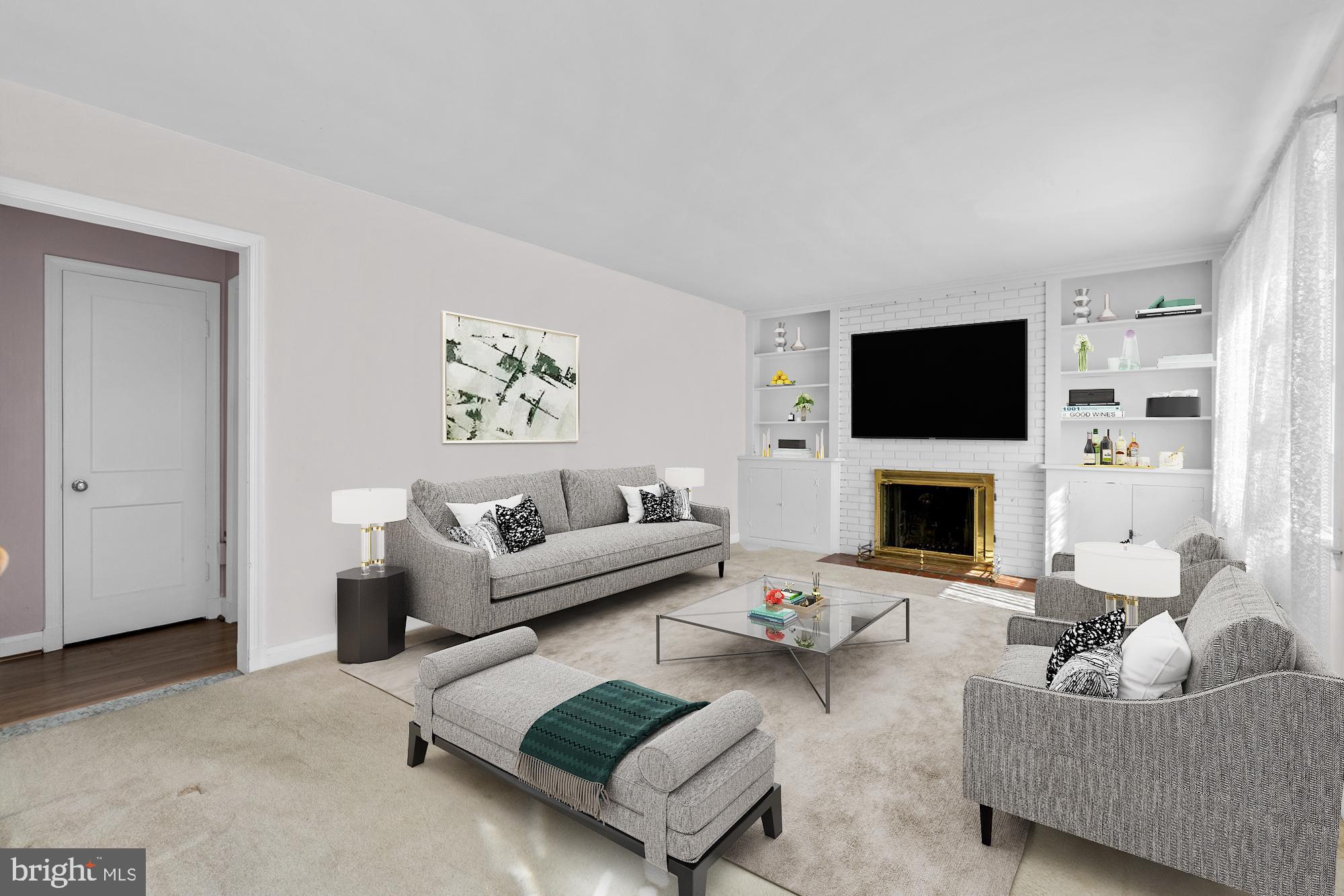 1906 Reuter Road Lutherville-Timonium, MD 21093 - Photo 3 of 45 Virtually Staged Living Room