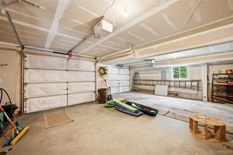 a room with storage and racks