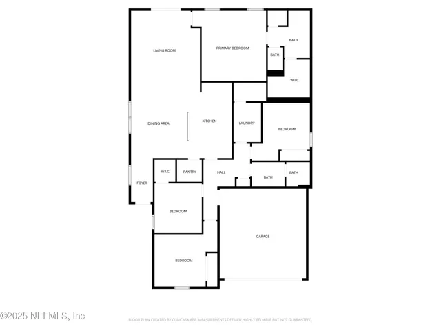 a picture of a bench in the window