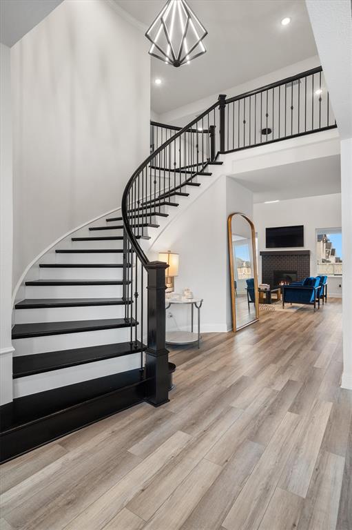 1308 Redbrick Lane Northlake, TX 76247 - Photo 2 of 40 a view of entryway and hall with wooden floor