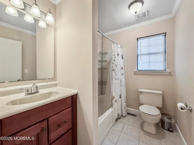 a storage room with cabinets
