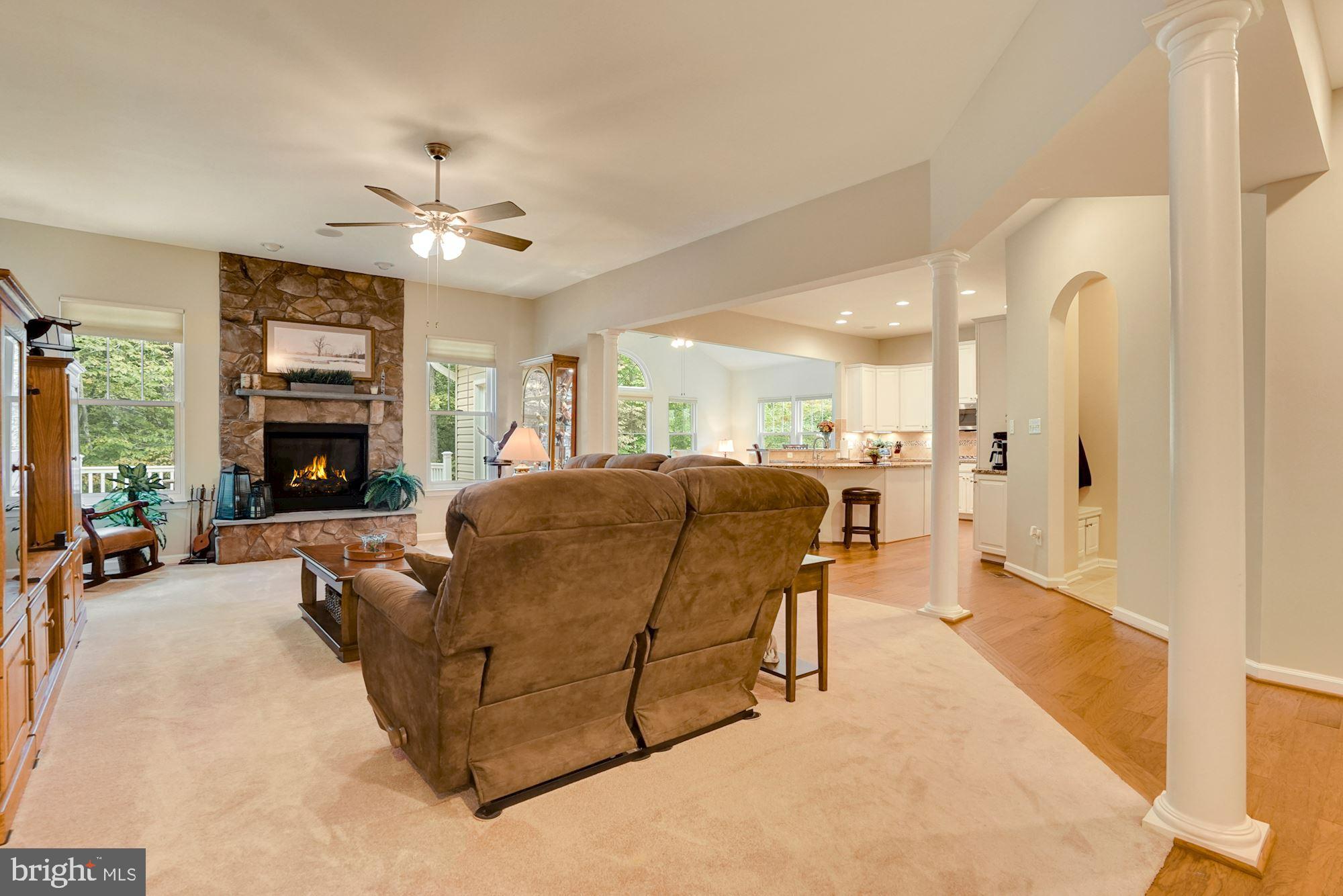 8172 Counselor Road Manassas, VA 20112 - Photo 11 of 59 Family room with fireplace