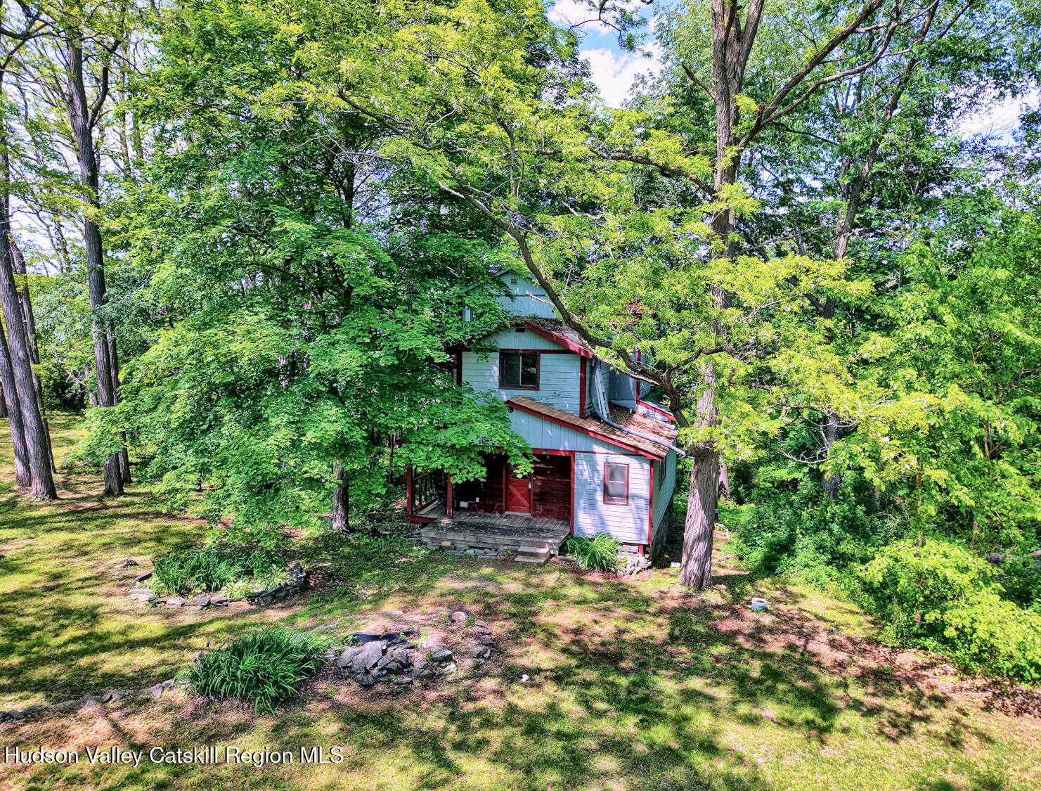 360 Stone Bridge Rd Extension East Durham, NY 12423 - Photo 60 of 83 a house in middle of forest