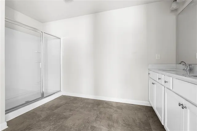 a view of an empty room