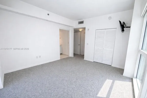 a view of an empty room