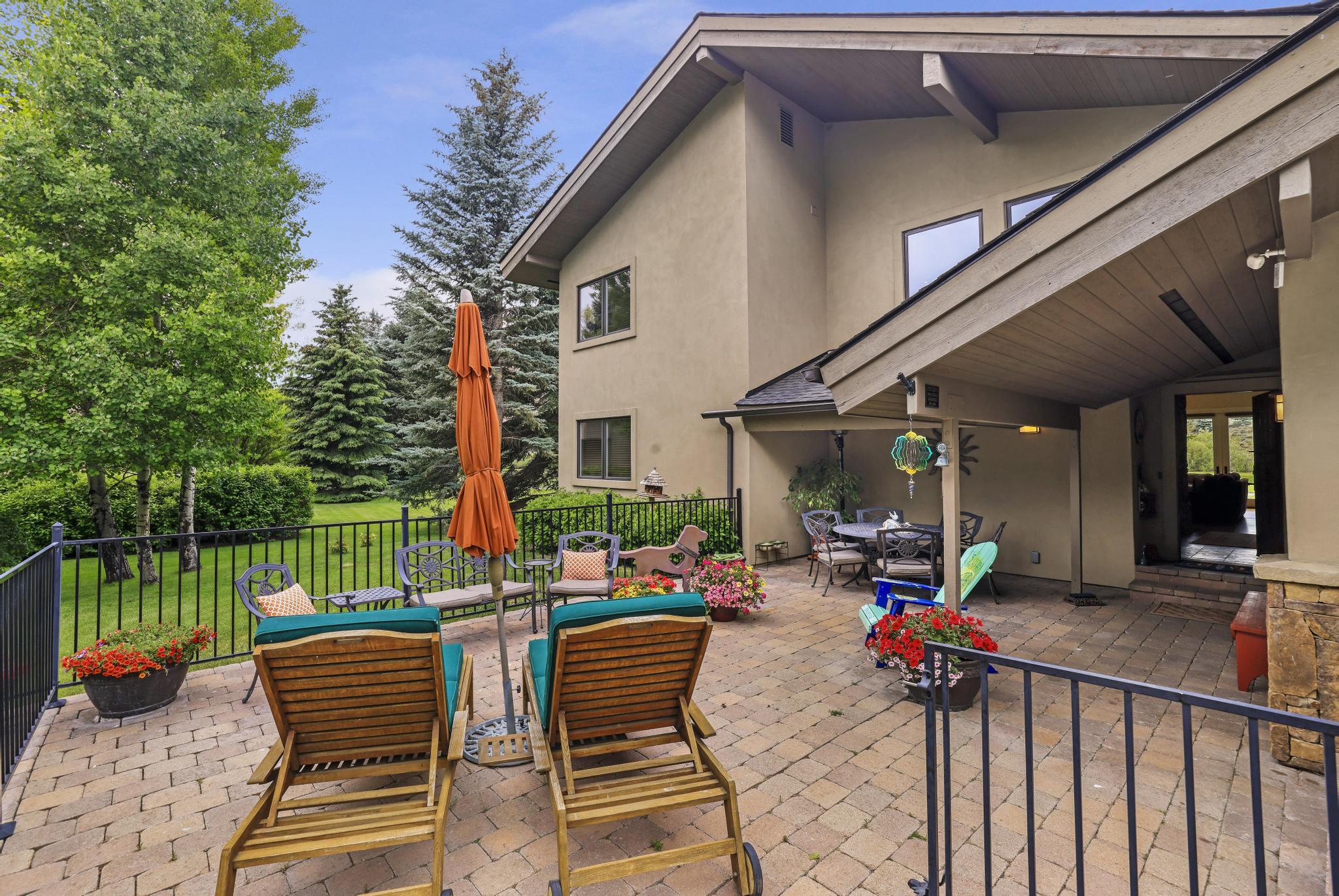 236 Elkhorn Road Sun Valley, ID 83353 - Photo 2 of 34 Patio courtyard facing SW