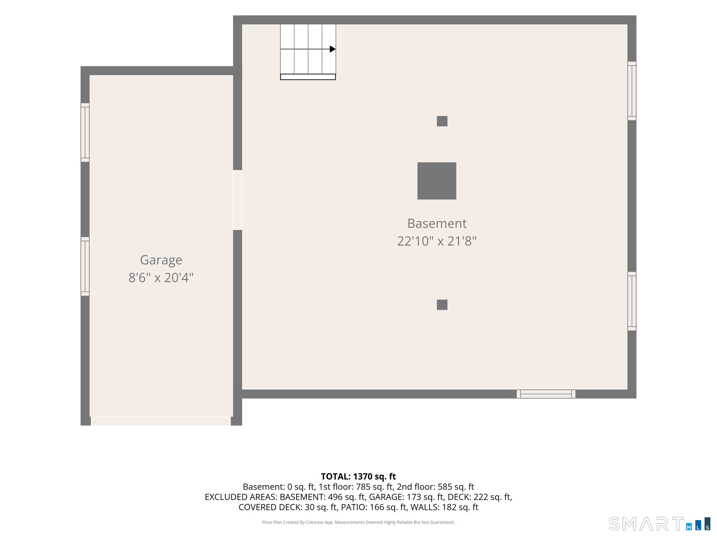 29 Wayland Avenue Waterbury, CT 06708 - Photo 33 of 33 Basement and Garage Floor Plan