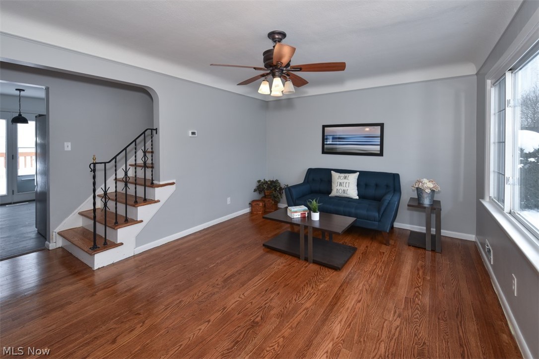 15400 Greendale Road Maple Heights, OH 44137 - Photo 2 of 18 Main living area with refinished hardwood floors