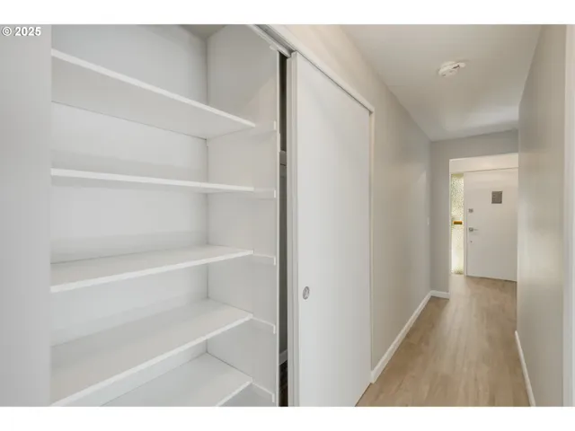 a view of outdoor space with wooden fence