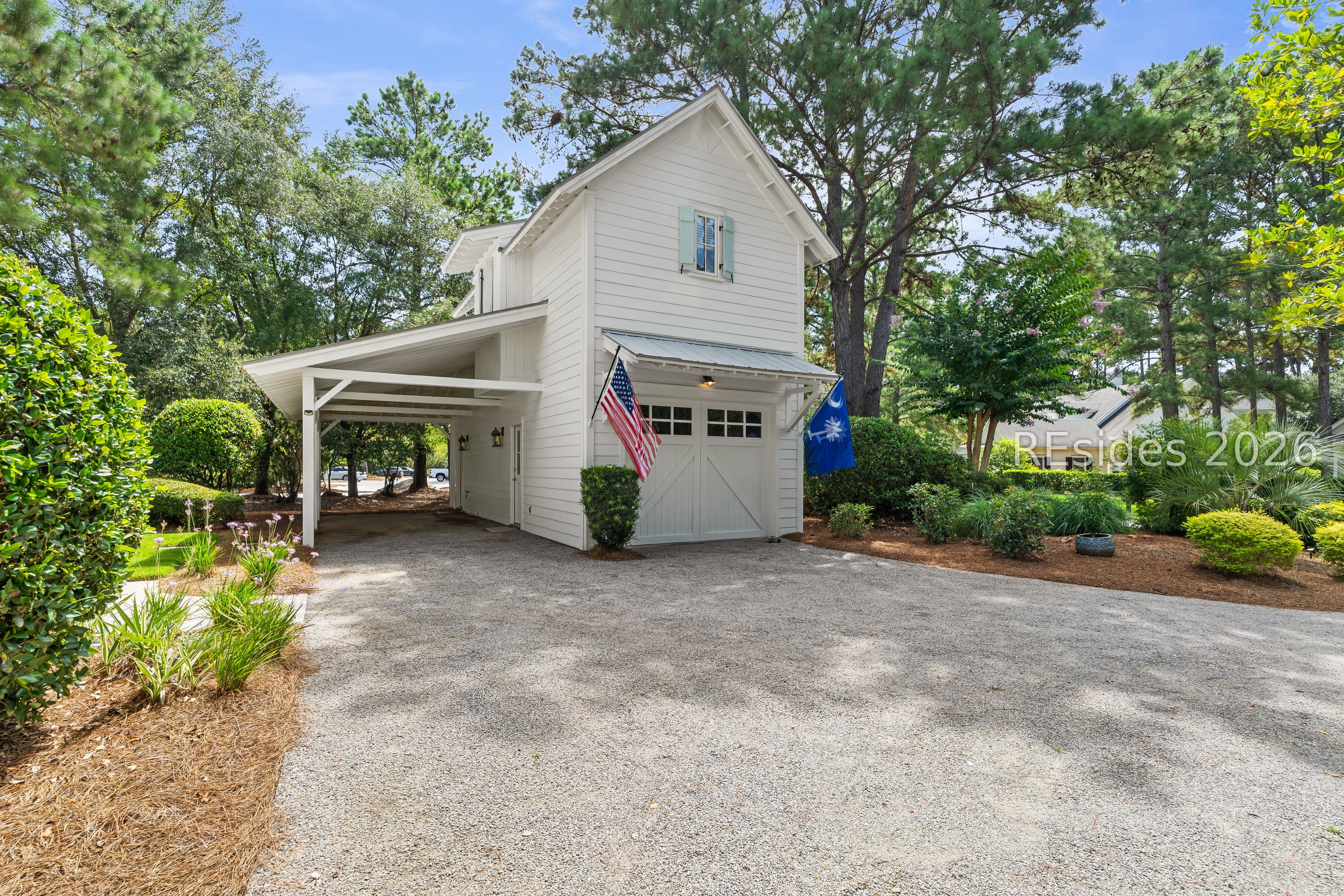 2 Rice Mill Road Bluffton, SC 29909 - Photo 40 of 51 1 car garage has storage, carport and guest suite.