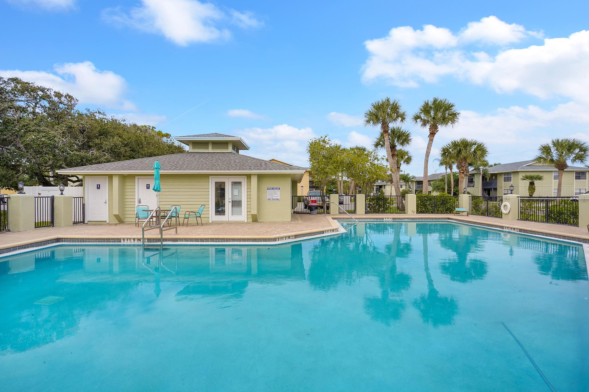 8 Clipper Court St. Augustine Beach, FL 32080 - Photo 25 of 27 a view of a house with pool