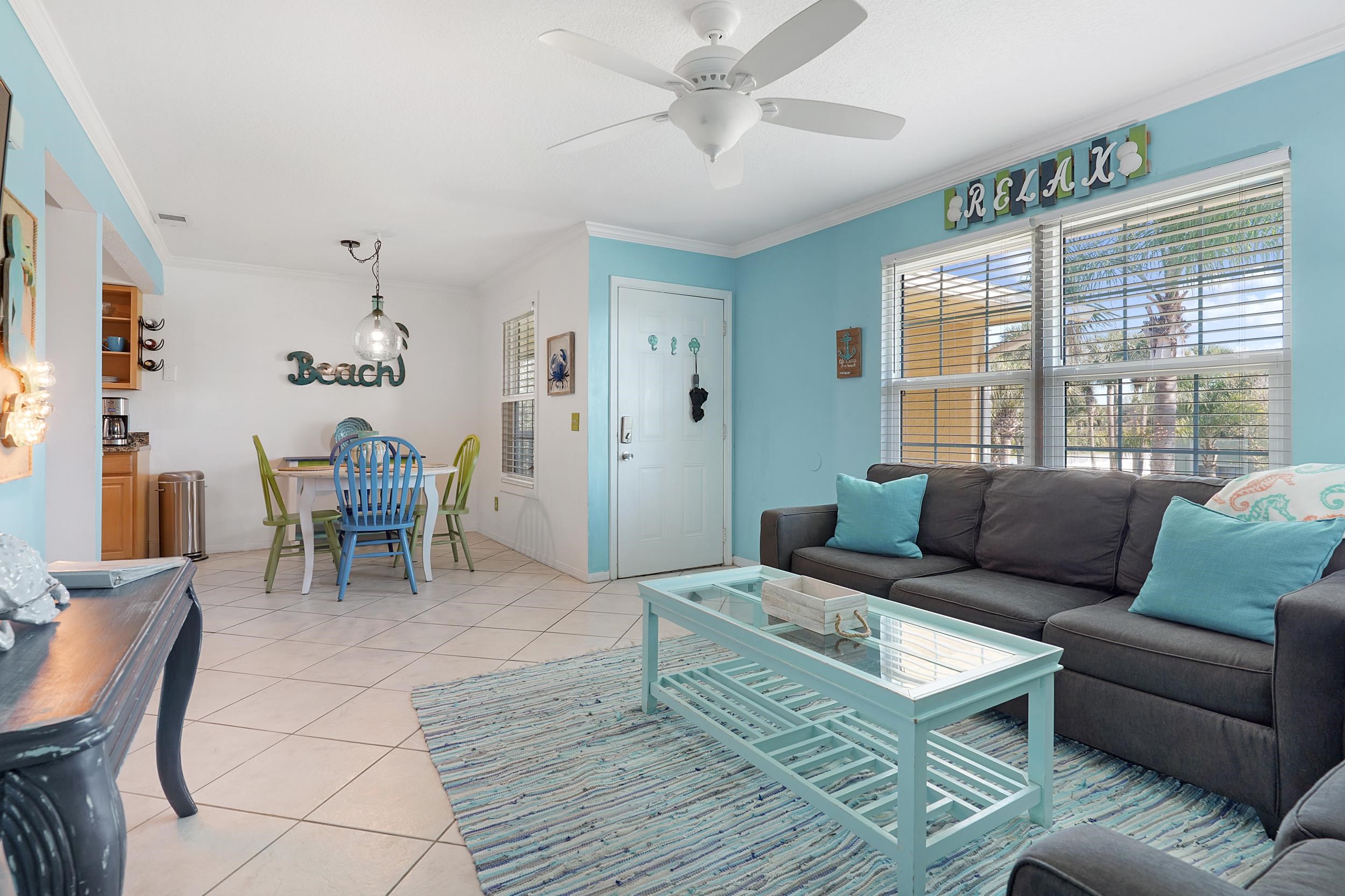 8 Clipper Court St. Augustine Beach, FL 32080 - Photo 4 of 27 a living room with furniture and a large window