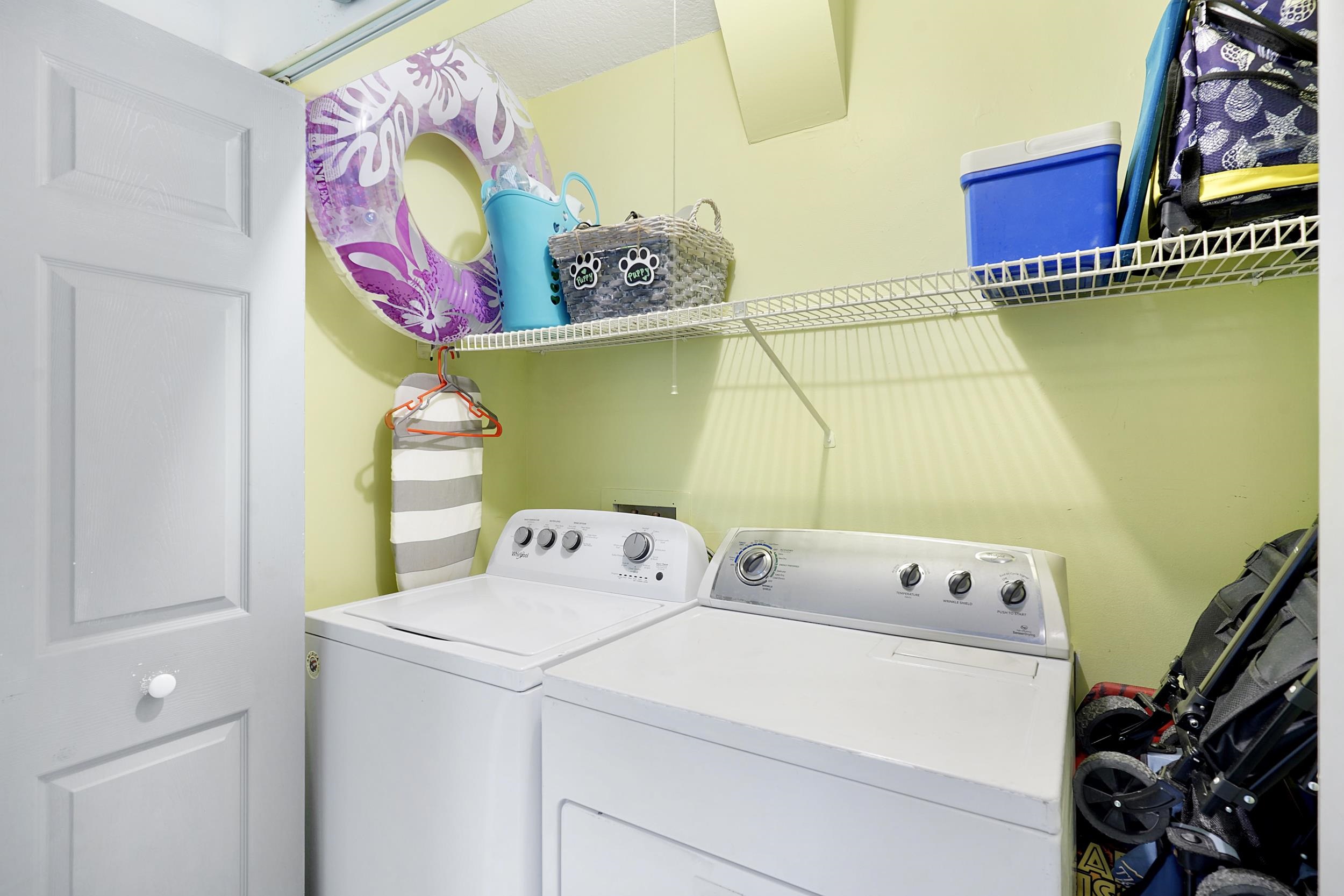 8 Clipper Court St. Augustine Beach, FL 32080 - Photo 9 of 27 a utility room with dryer and washer