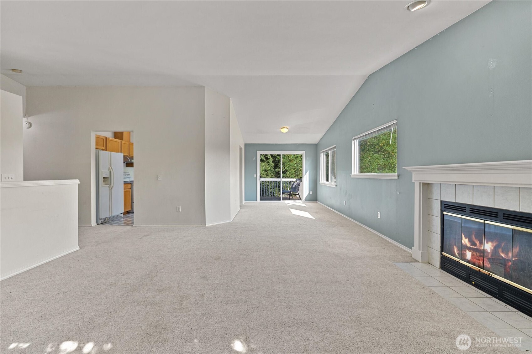 2320 Northeast 102nd Street Seattle, WA 98125 - Photo 4 of 19 a view of empty room with a fireplace