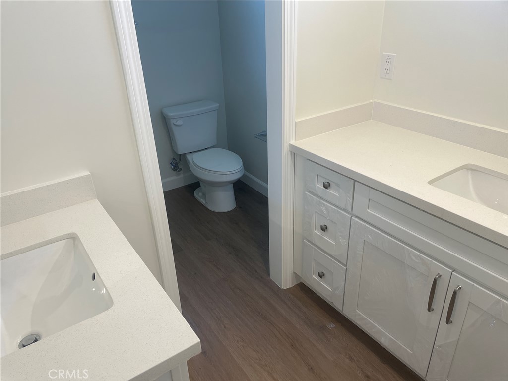 425 West Duarte Road, Unit 411B Monrovia, CA 91016 - Photo 28 of 34 a bathroom with a sink and a vanity