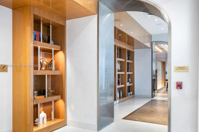 a view of front door of house