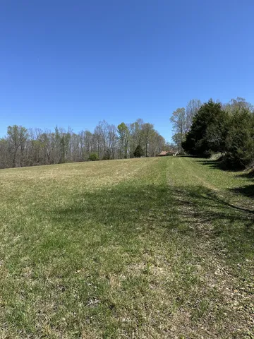 a view of an outdoor space and a yard