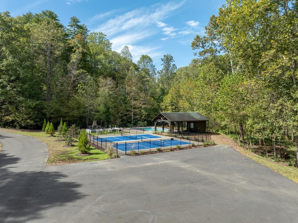 142 Red Oak Trail Ellijay, GA 30540 - Photo 57 of 63 a view of swimming pool with trees in the background